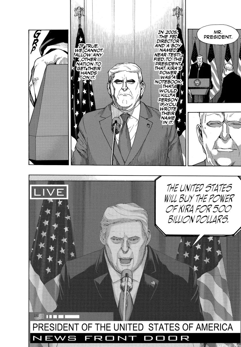 Death Note meets Trump