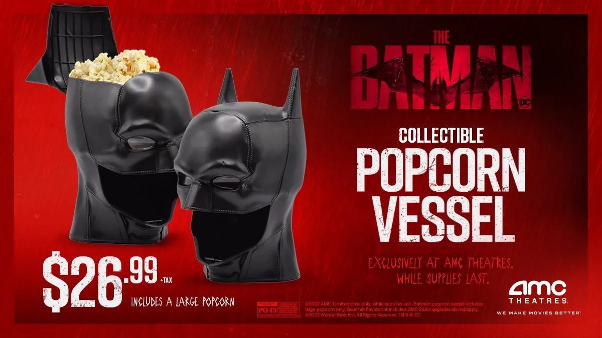 The Batman AMC Popcorn
