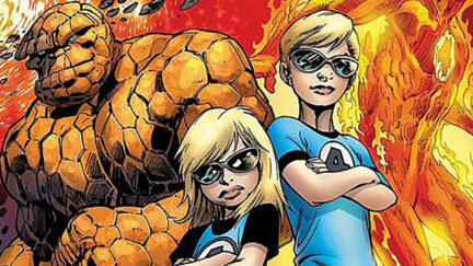 Franklin and Valeria Richards in Fantastic Four Secret Invasion #3