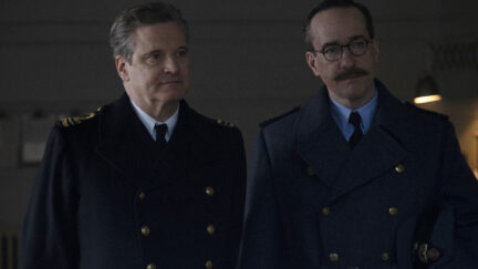 Colin Firth and Matthew Macfadyen in Operation Mincemeat