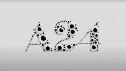 A24 with googly eyes for Everything Everywhere All At Once. Image: A24.