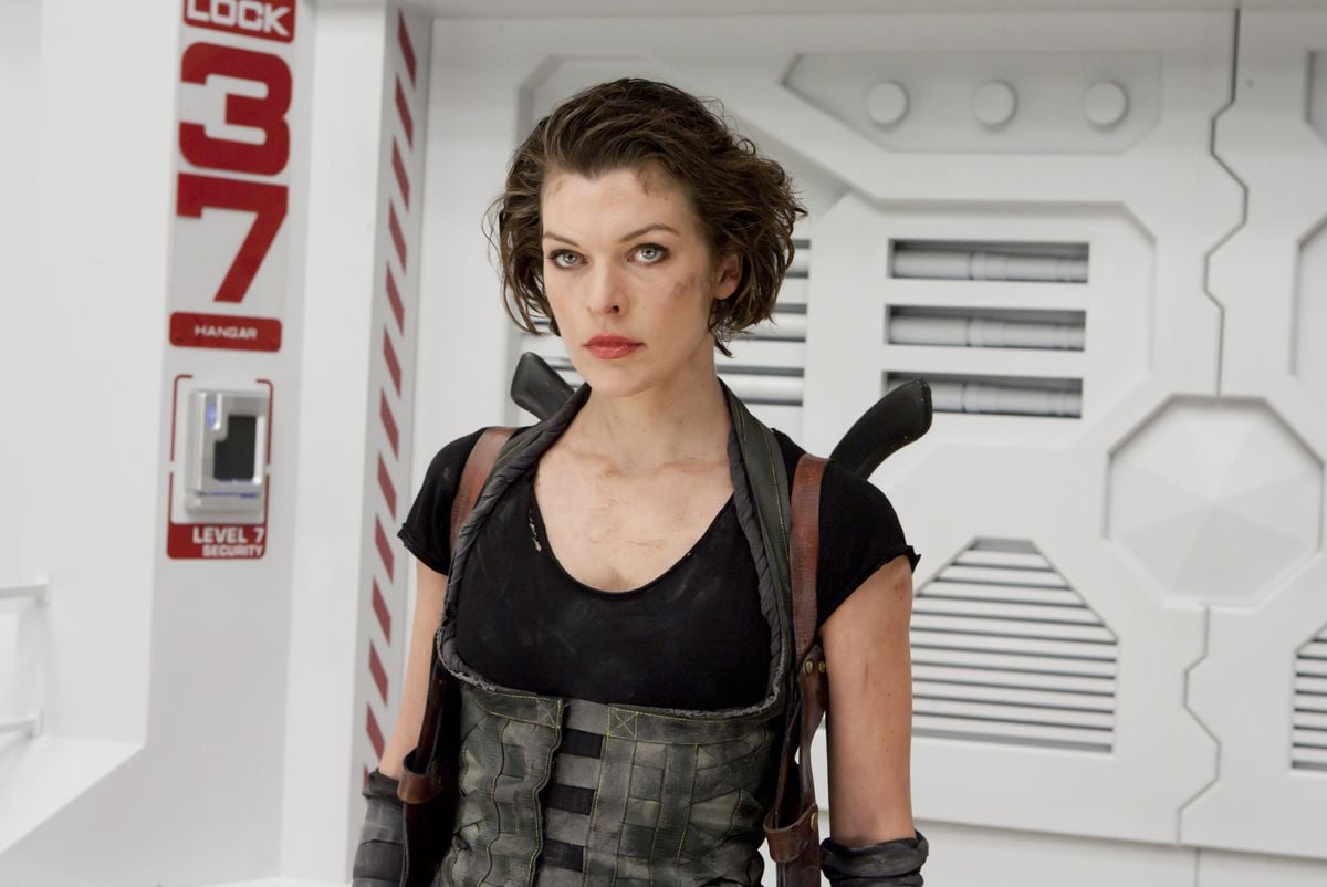 Alice in a fragile state in Resident Evil: Afterlife