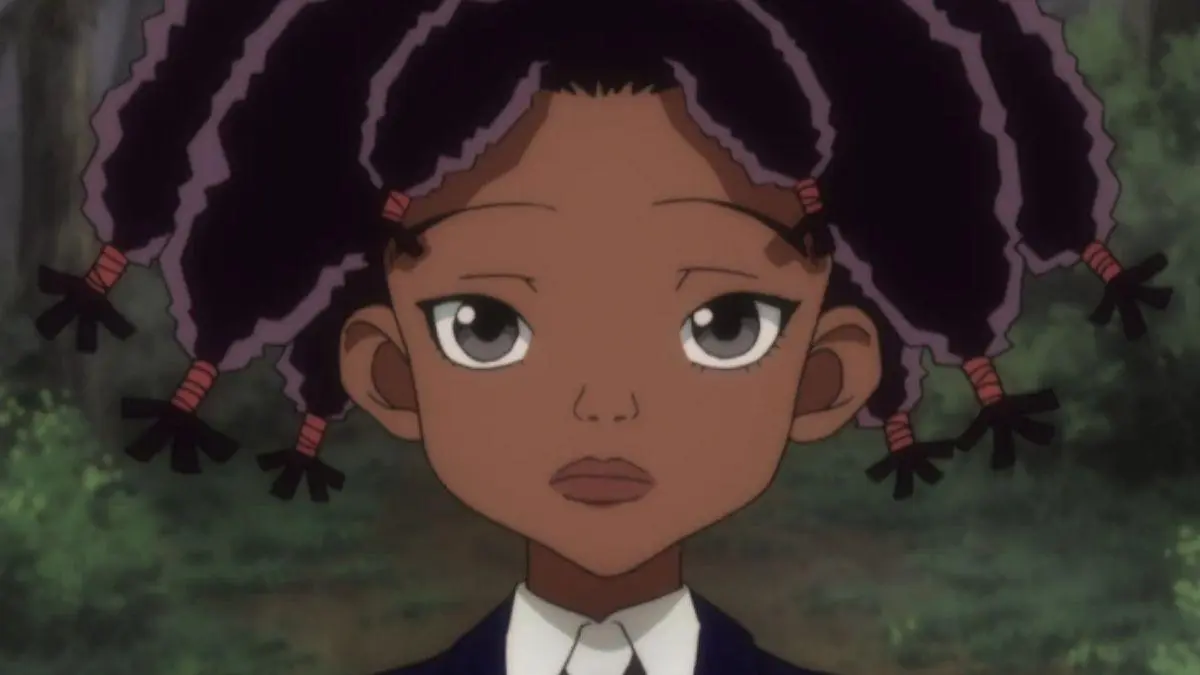 Canary looking at someone in Hunter x Hunter (2011