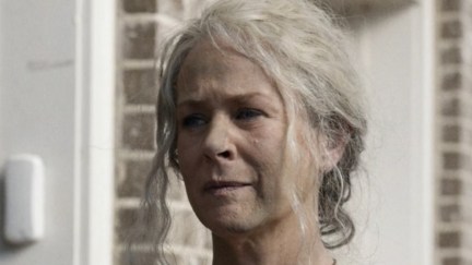 Carol looking discouraged