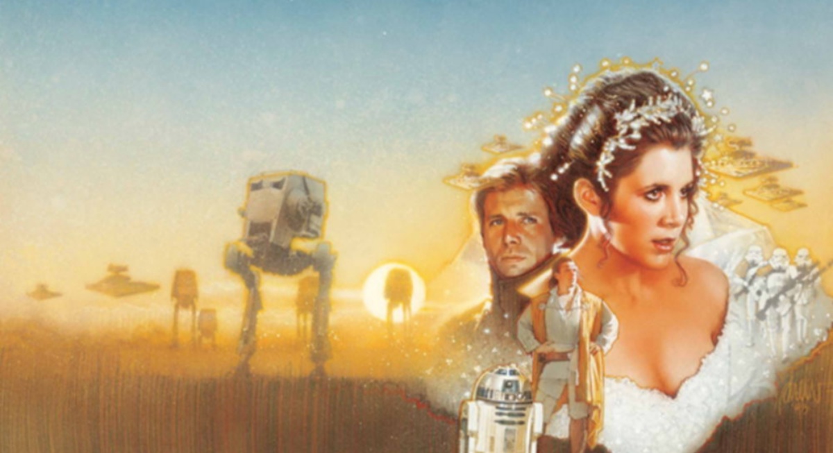 courtship of princess Leia and the iconic covers of SW content