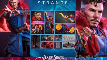 A photo compilation of the Hot Toys Sixth Scale Figure of Doctor Strange.