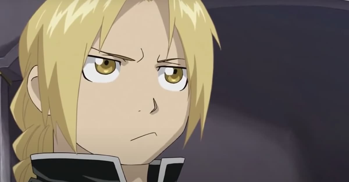 My boy Edward Elric giving some sass in Fullmetal Alchemist Brotherhood
