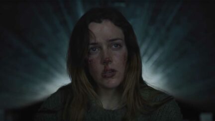 Grace in the attic in The Lodge