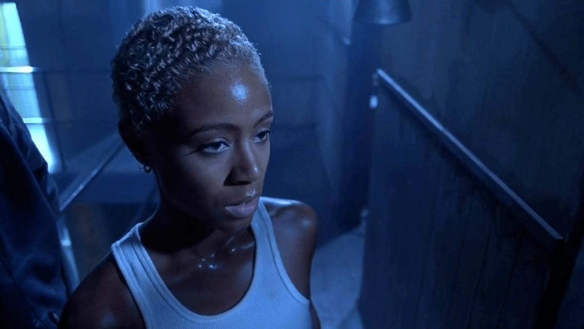 Jeryline gaining the courage in Tales from the Crypt:Demon Knight