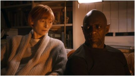 Tilda Swinton and Idris Elba in 'Three Thousand Years of Longing'.