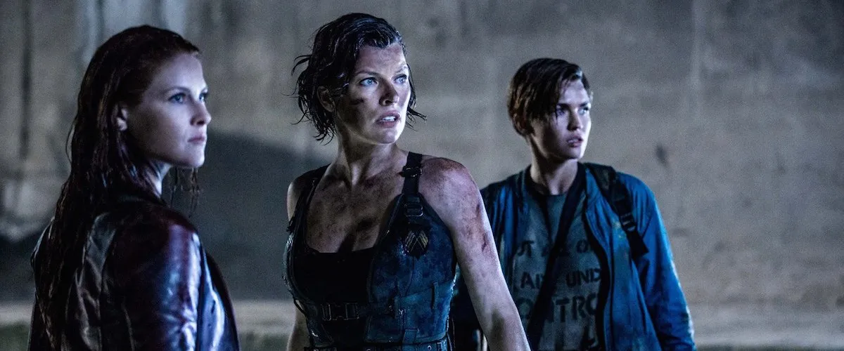 Alice, Claire and Abigail in Resident Evil: The Final Chapter