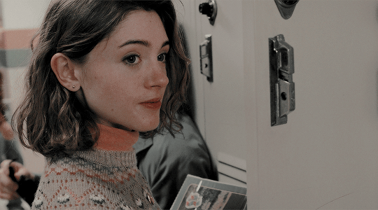 nancy at a locker in stranger things 2