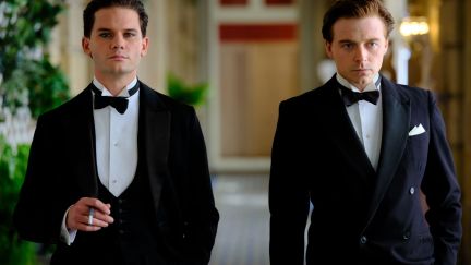 Jeremy Irvine and Jack Lowden in 'Benediction'