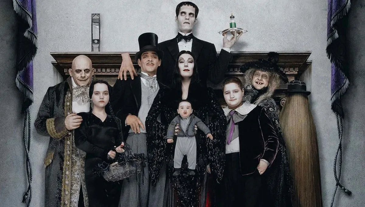 The cast of Addams Family Values