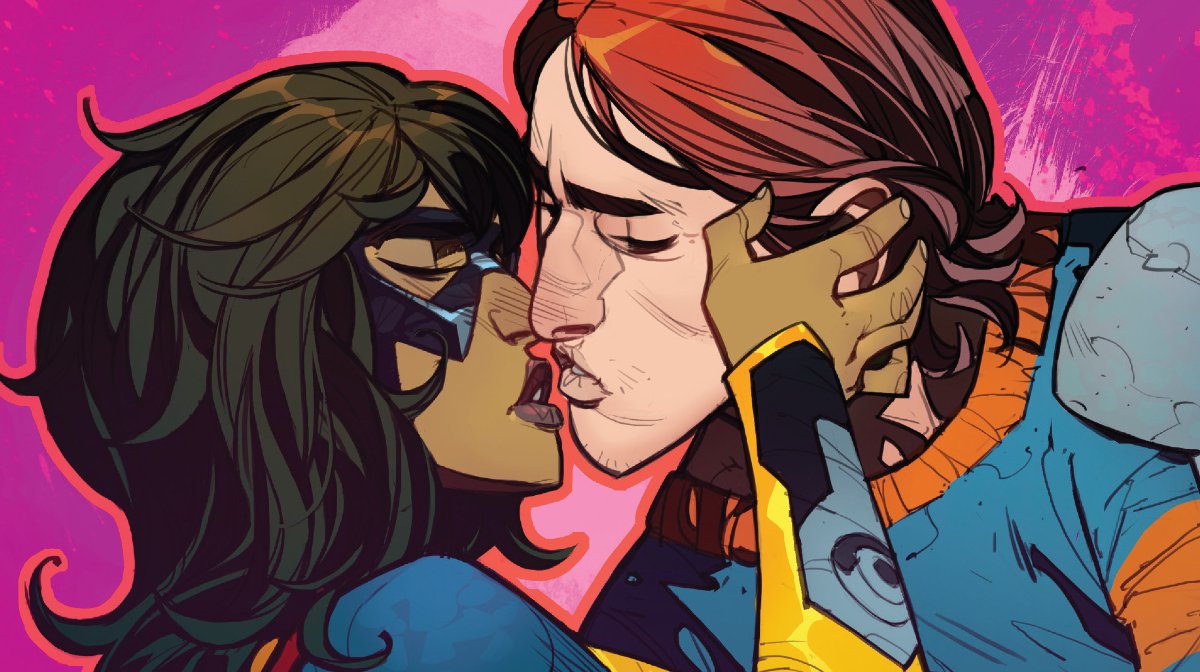Bruno Carrelli and Kamala Khan in Ms. Marvel comics
