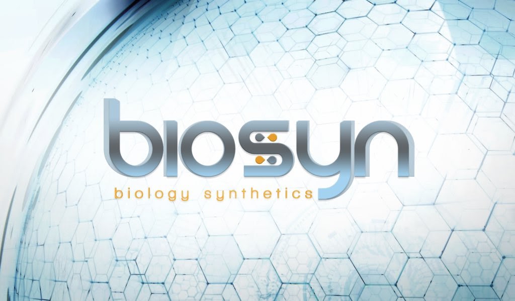 Logo for BioSyn (Biology Synthetics), the main antagonists of Jurassic World Dominion