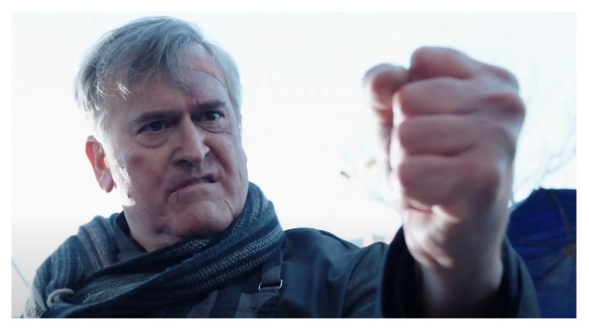 Bruce Campbell as Pizza Poppa in 'Doctor Strange in the Multiverse of Madness'.