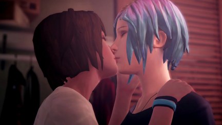 Max kisses Chloe for the first time