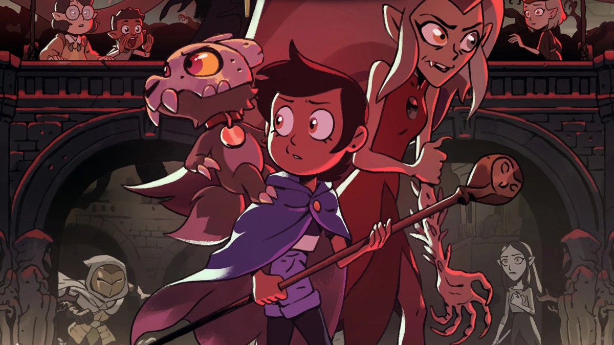 The Owl House poster depicts the main characters in a ready pose