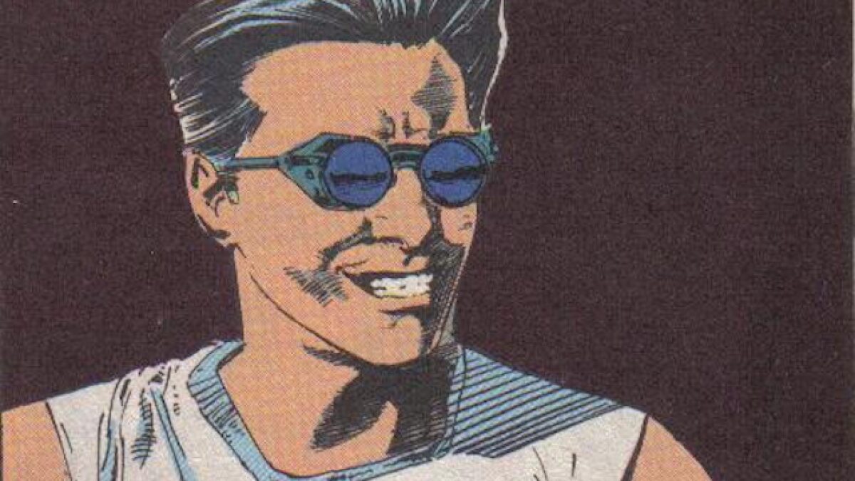 The Corinthian in the Sandman comics, wearing sunglasses and smiling.