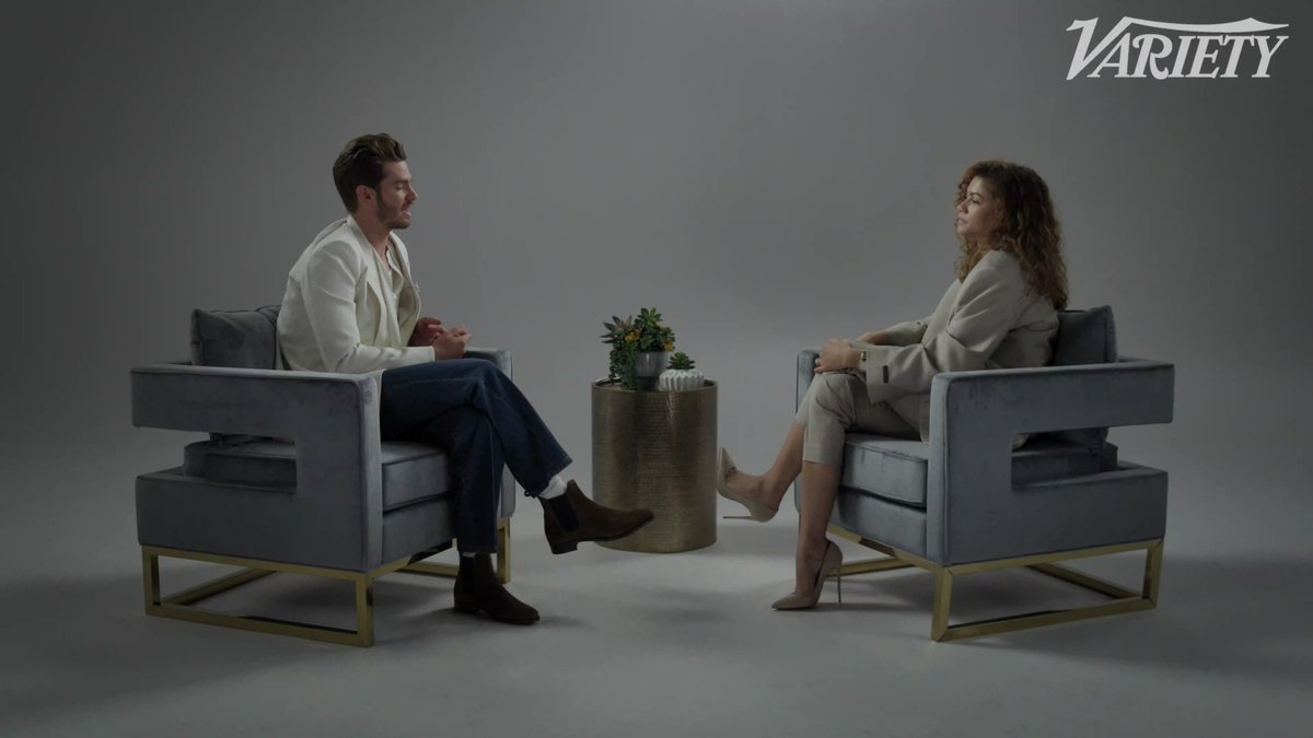 Andrew Garfield and Zendaya talking on Actors on Actors
