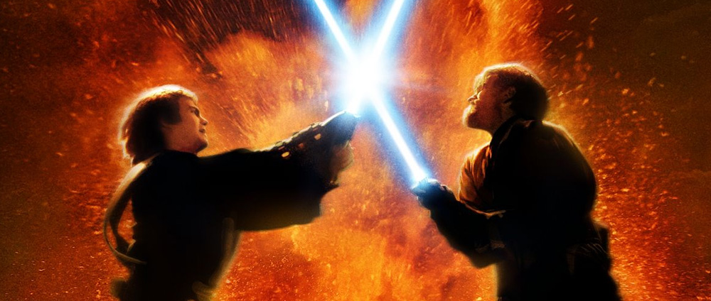 Anakin Skywalker/Darth Vader vs Obi-Wan Kenobi duel on Mustafar