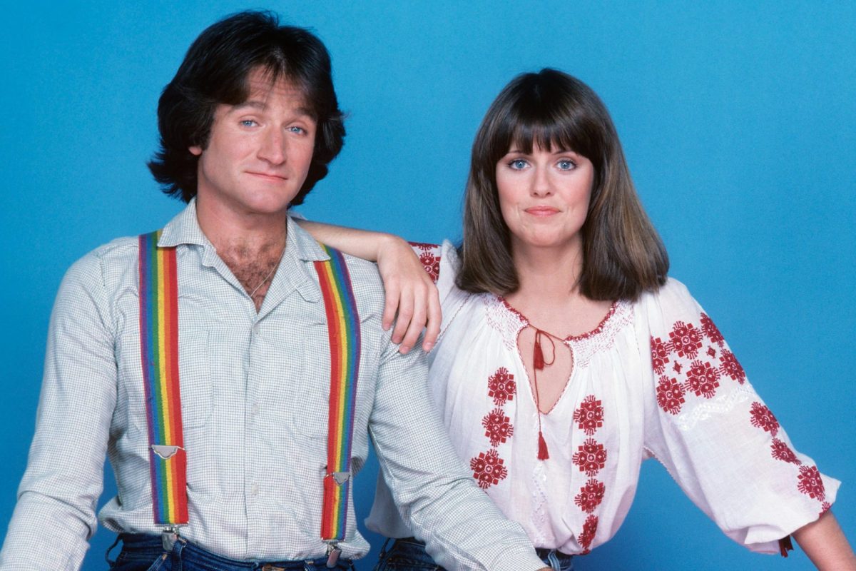 Robin Williams and Pam Dawber on 'Mork and Mindy'.
