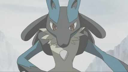 Lucario in Pokémon movie
