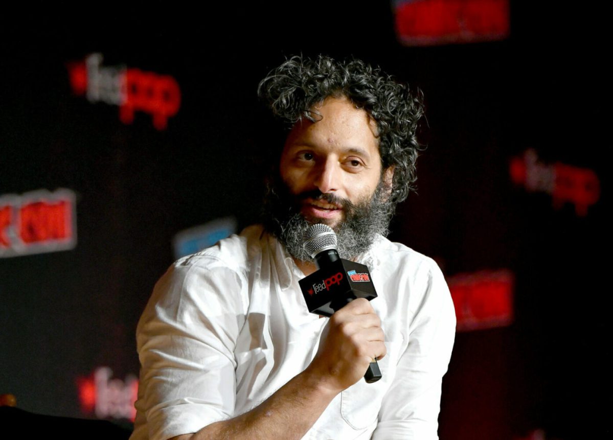 NEW YORK, NEW YORK - OCTOBER 03: Jason Mantzoukas walks onstage during the "Big Mouth" panel during New York Comic Con at Jacob K. Javits Convention Center on October 03, 2019 in New York City. (Photo by Craig Barritt/Getty Images for ReedPOP )
