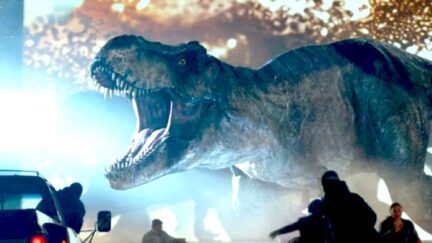 T-Rex in Jurassic World.