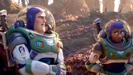 Buzz Lightyear and Izzy meeting. Image: Disney Pixar