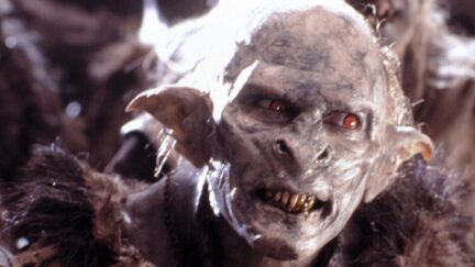 An orc in the lord of the rings movies.