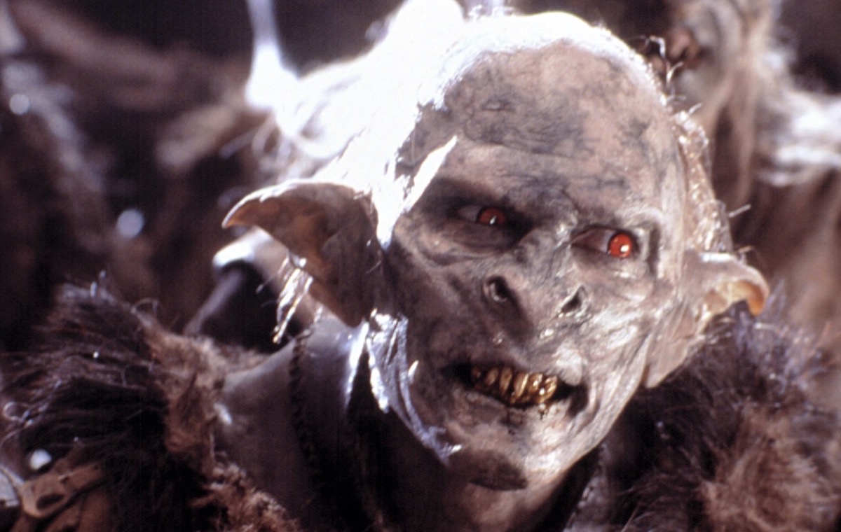 An orc in the lord of the rings movies.