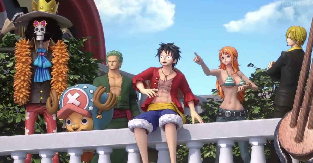 Screenshot from second trailer for One Piece Odyssey