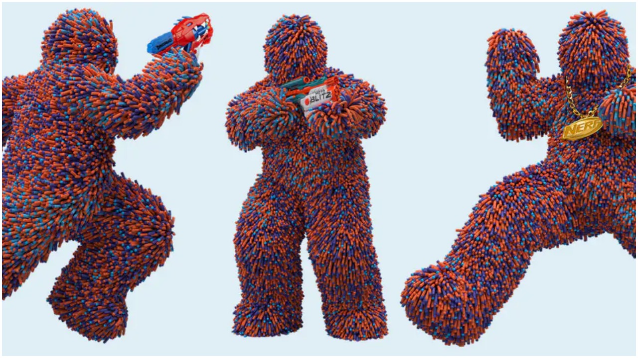 Murph the Nerf mascot.