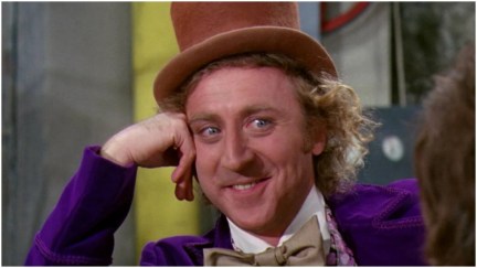Gene Wilder as Willy Wonka in 'Willy Wonka and the Chocolate Factory'.