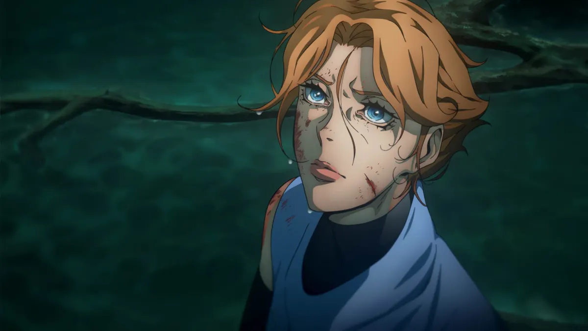 scratched up sypha in Castlevania