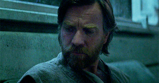 Obi-Wan Kenobi sighing