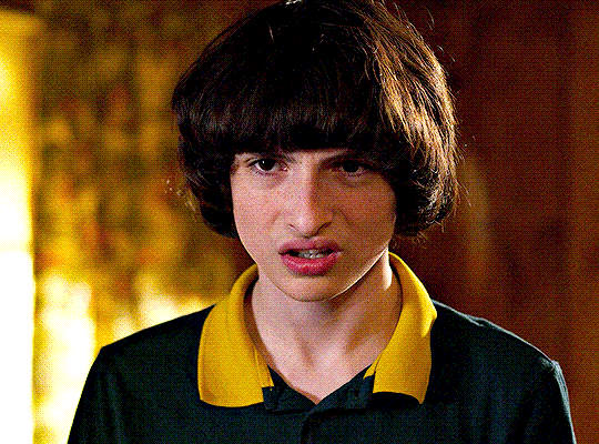 mike being sassy in stranger things 3
