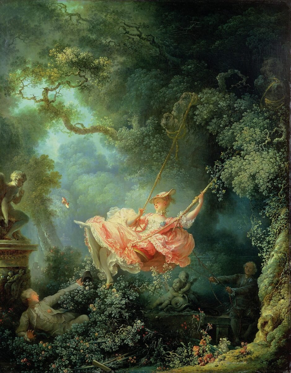 The Swing by Jean-Honoré Fragonard (1767).