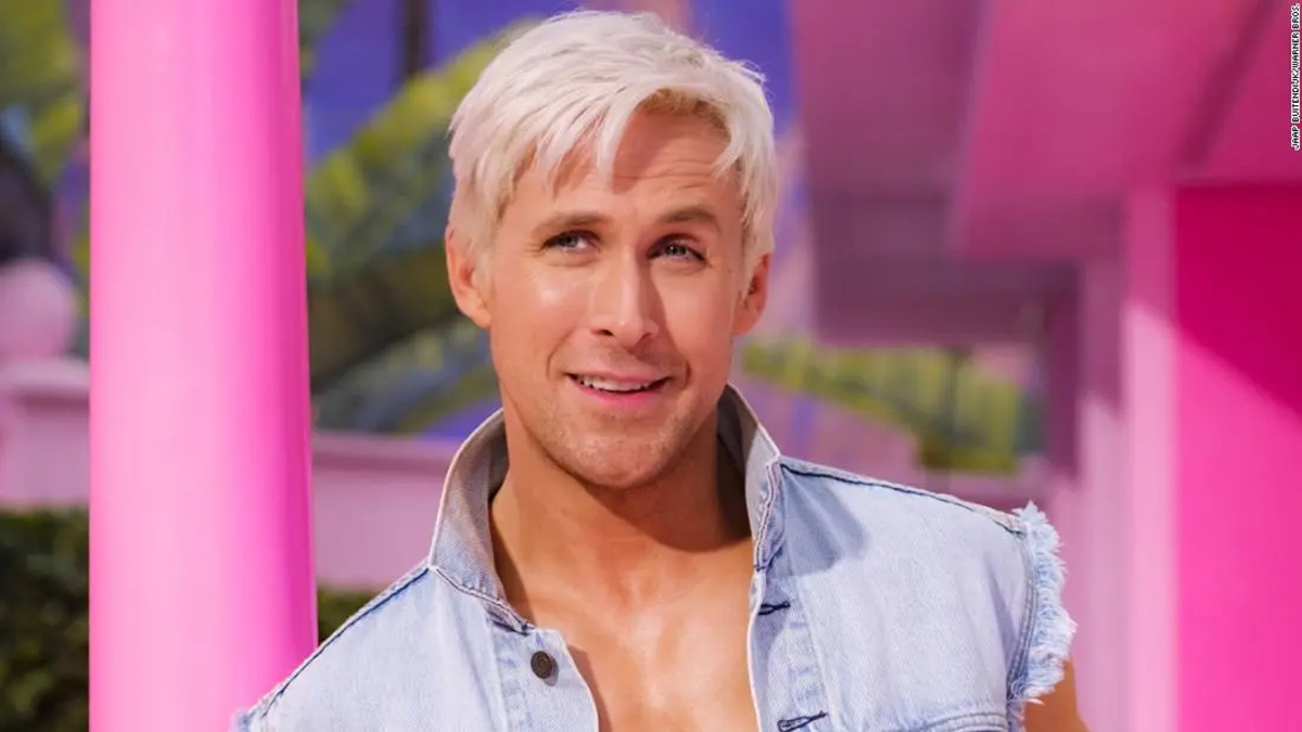 Ryan Gosling as Ken in the upcoming Barbie movie