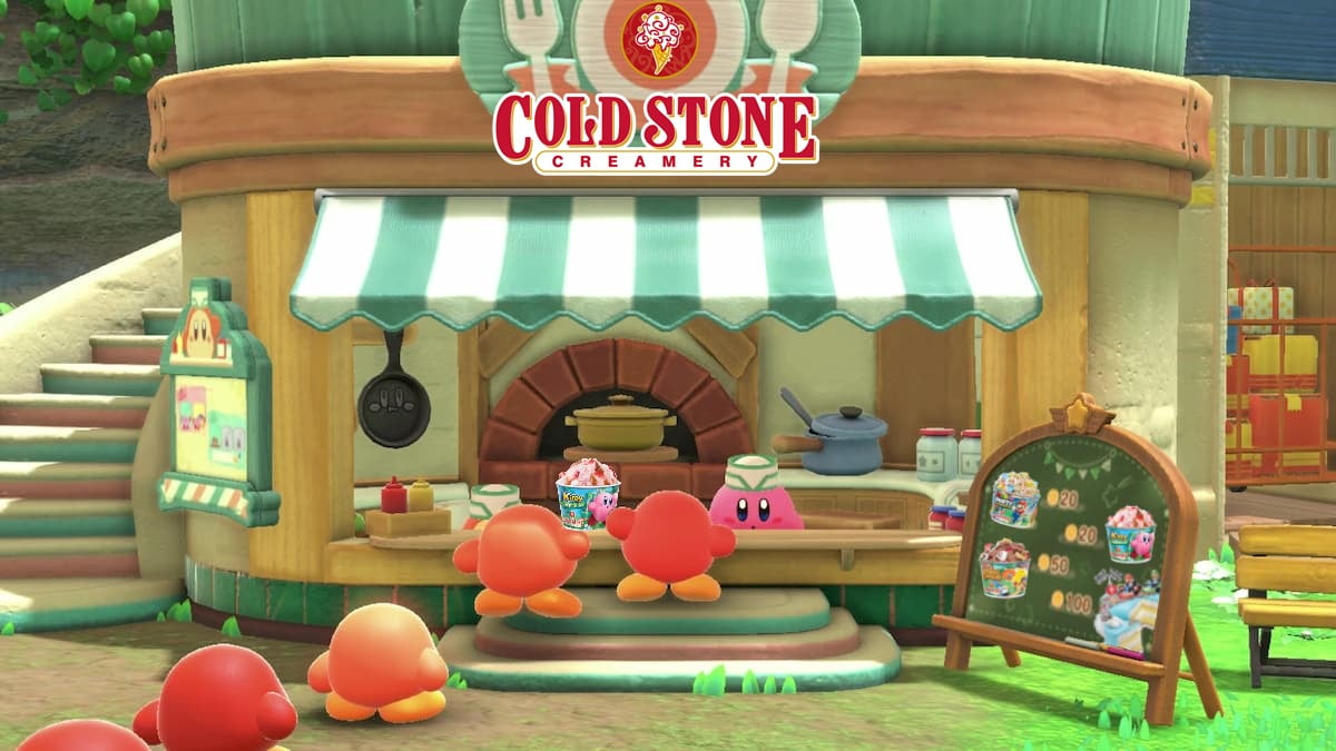 Kirby and the Forgotten Land with Cold Stone Creamery