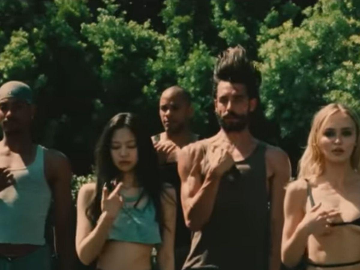 A screenshot of Jennie Kim in HBO's new drama The Idol