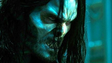 Jared Leto as Morbius in the very bad Morbius movie.