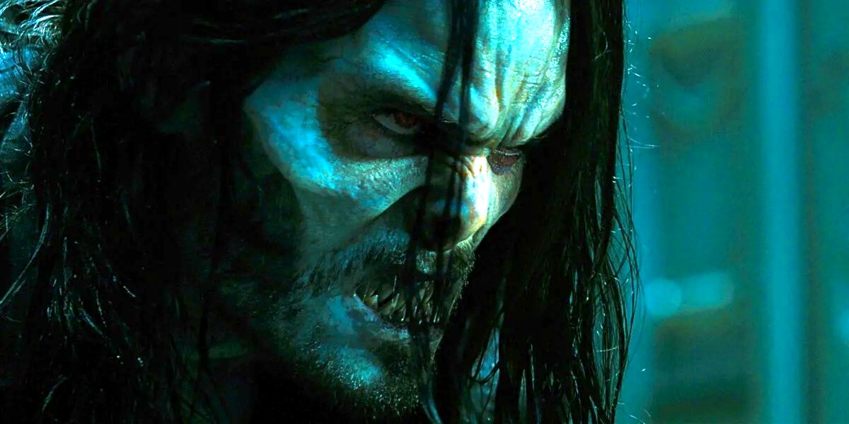 Jared Leto as Morbius in the very bad Morbius movie.