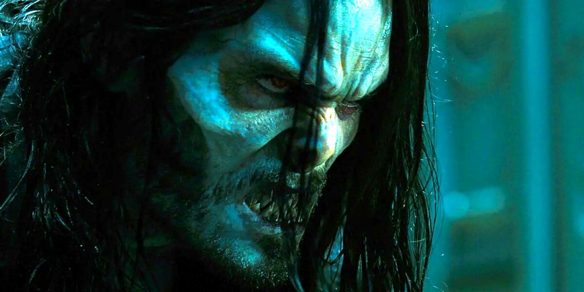 Jared Leto as Morbius in the very bad Morbius movie.