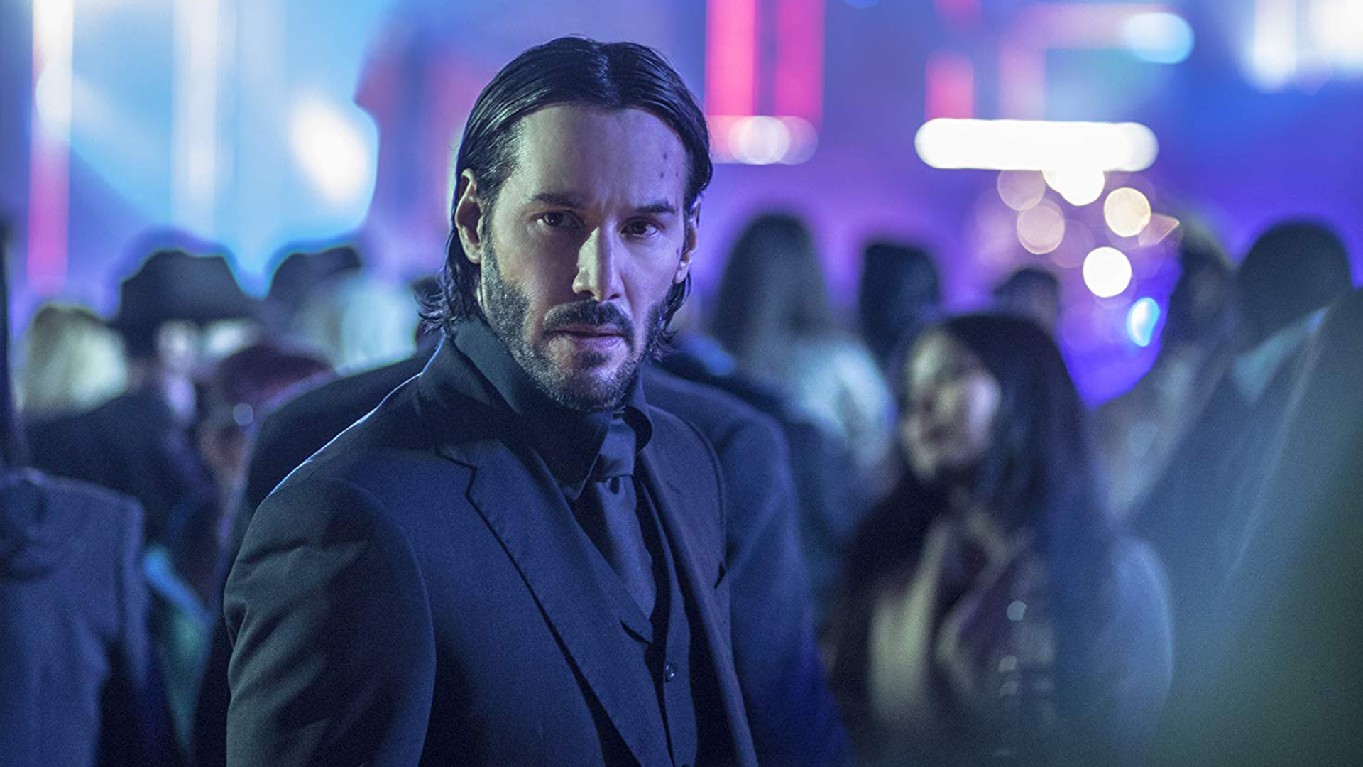 Keanue Reeves as John Wick in John Wick film