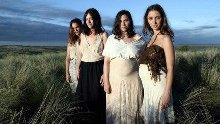 The four lead actresses of La Flor, an Argentinian movie that is the third-longest ever made