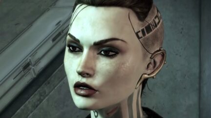 Jack and her tattoos in Mass Effect