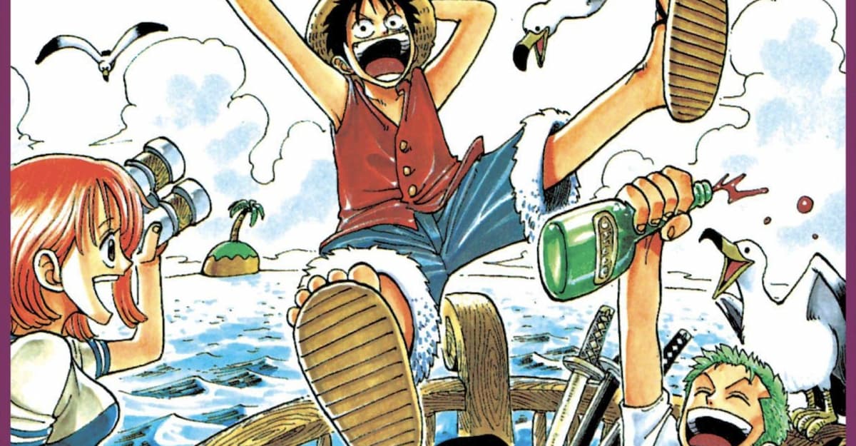 Cover art for volume 1 of One Piece